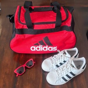 Adidas Red Sports Bag Gym Bag